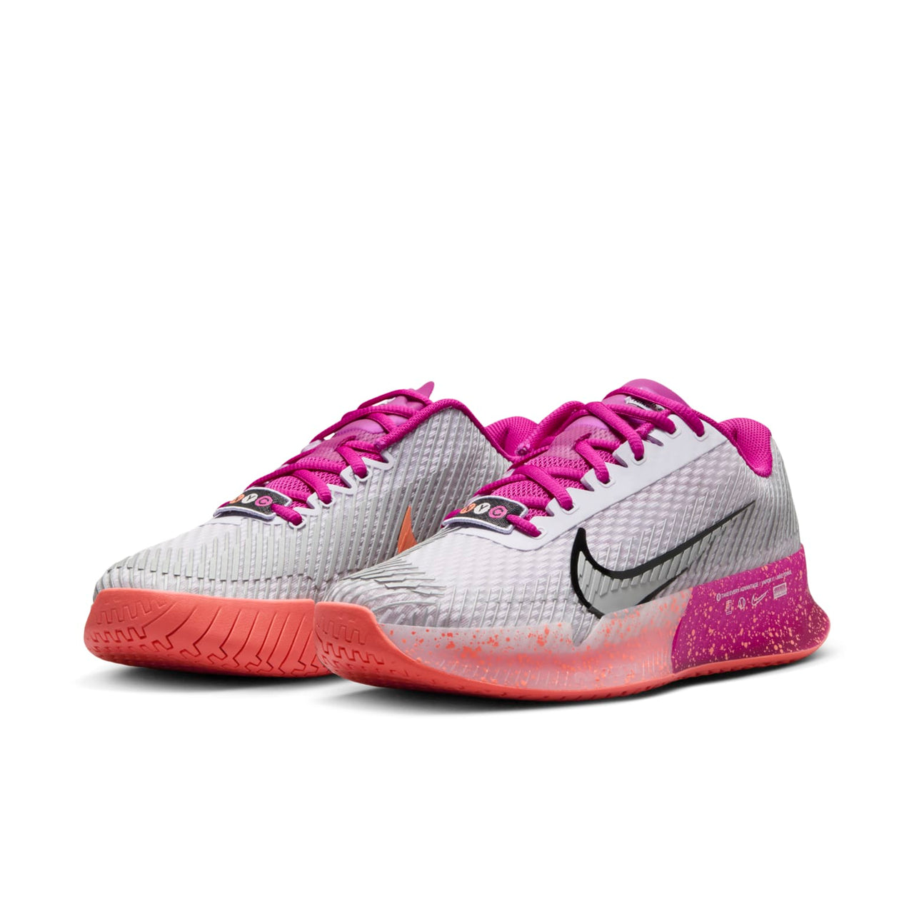 (WMNS) Nike Court Vapor 11 HC Premium 'Barely Grape Metallic Silver' FQ7266-500
