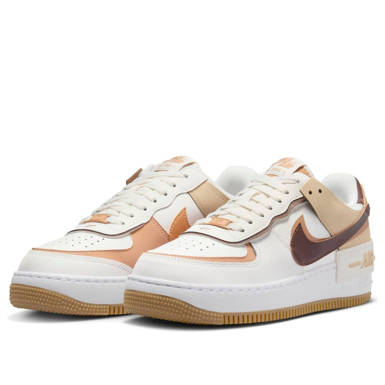 (WMNS) Nike Air Force 1 Shadow 'Sail Cacao Wow Gum' DZ1847-106
