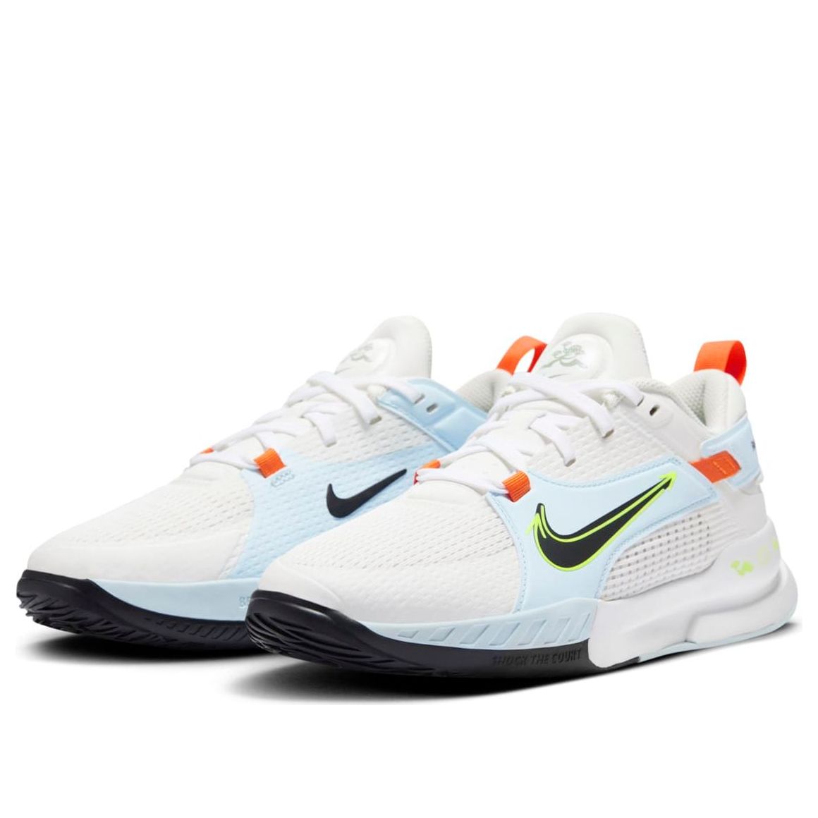 (GS) Nike Crosscourt 'Sail Glacier Blue Volt' HQ3471-101