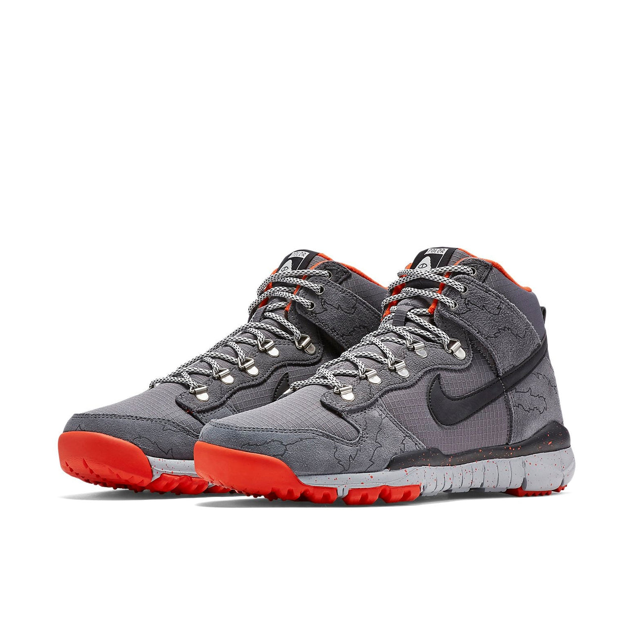 Nike x Poler Dunk High OMS 'Dark Grey Orange' 806335-008