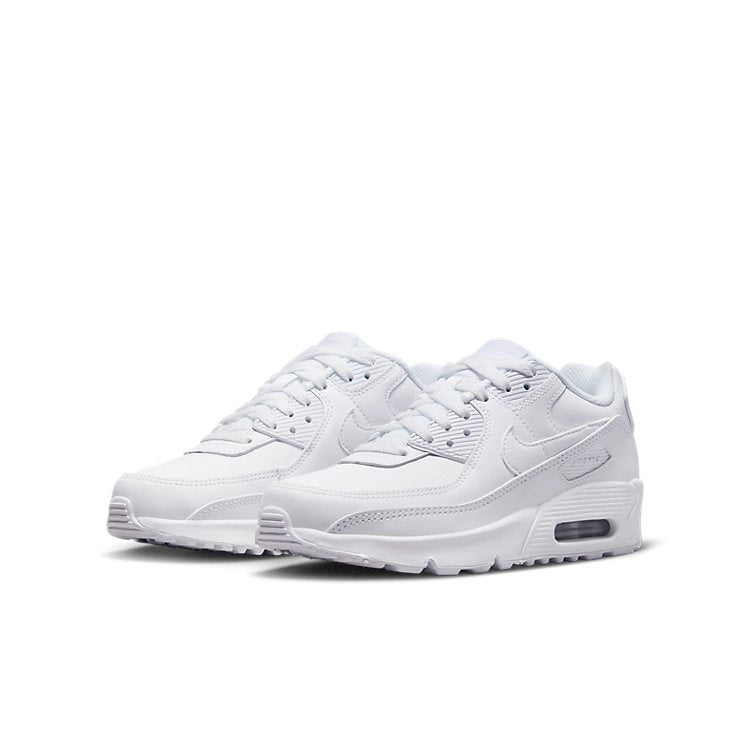(GS) Nike Air Max 90 Leather 'White' CD6864-100