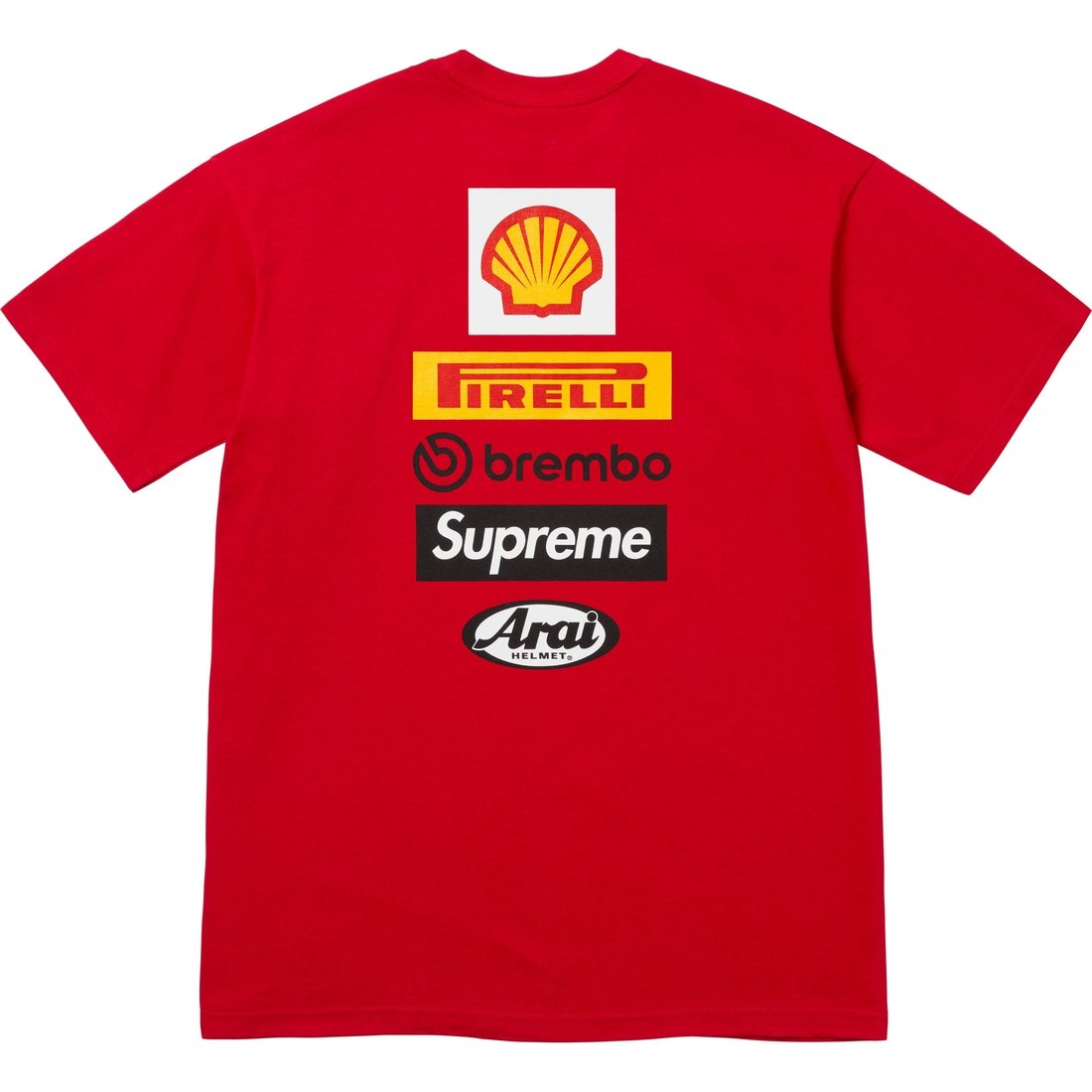 Supreme x DUCATI Logo T-Shirt 'Red' SUP-SS24-277