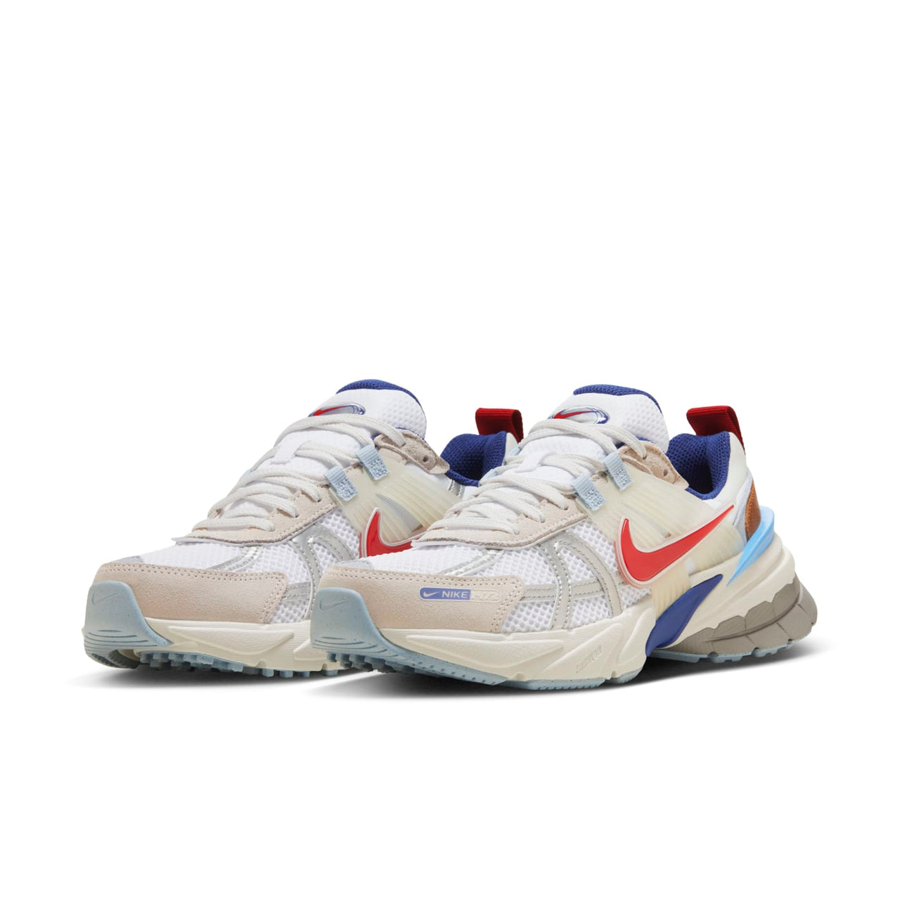 (WMNS) Nike V2K Run 'Metallic Silver Gym Red Deep Royal Blue' HF5724-061