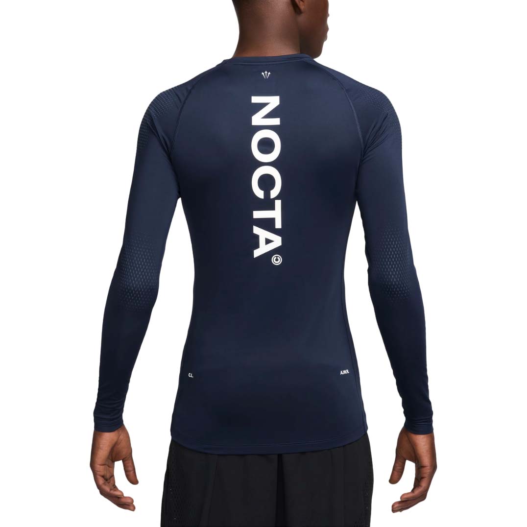Nike x NOCTA Long Sleeve Base Layer Top Asia Sizing 'Navy' DN0002-419