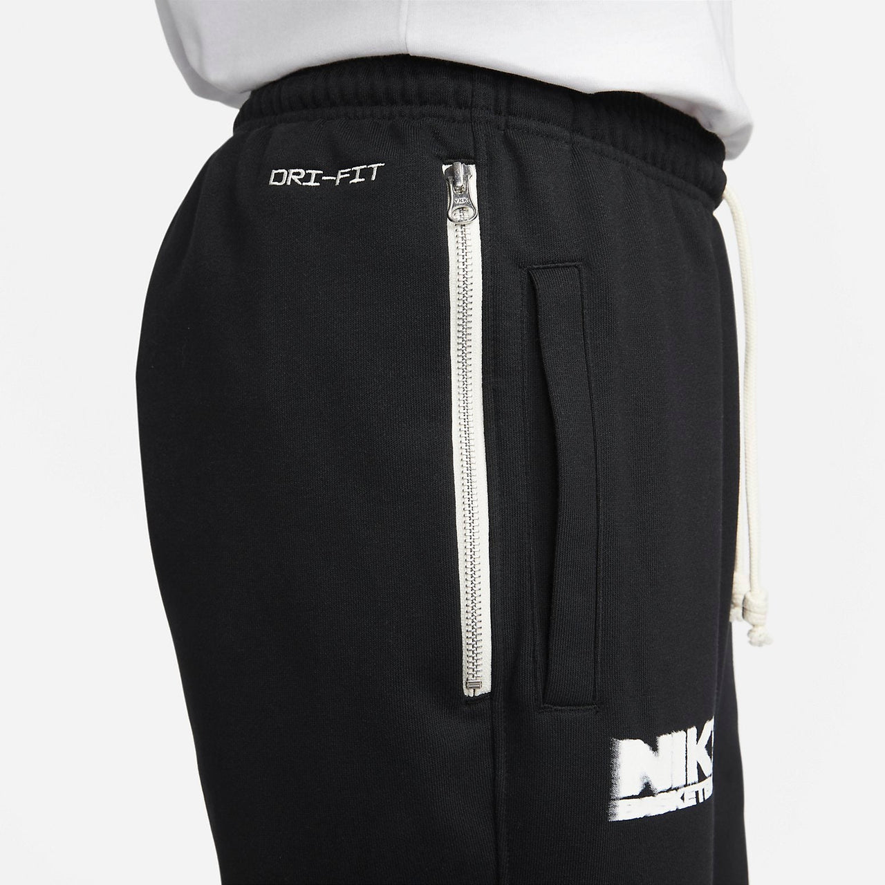 Nike Dri-FIT Standard Issue Basketball Pants 'Black White' FB7004-010