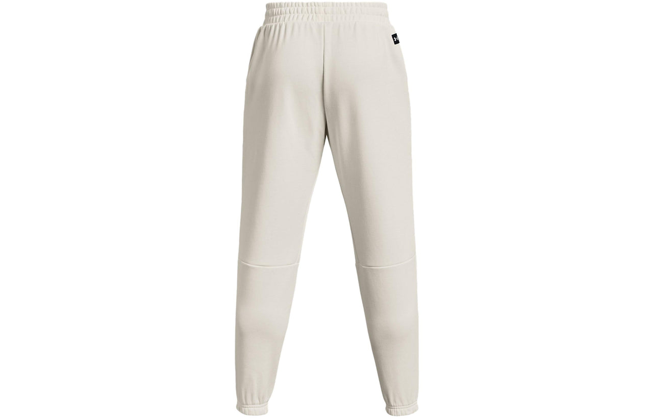 Under Armour Project Rock Heavyweight Terry Pants 'Ivory Black' 1377440-130