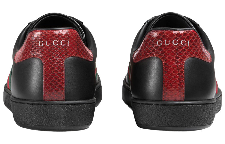 Gucci Ace Leather 'Black' 386750-02JR0-1078