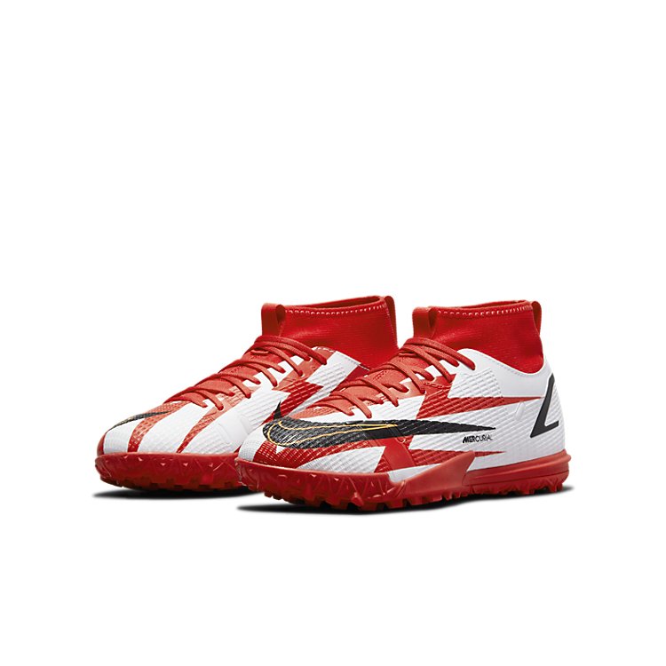 (GS) Nike Mercurial Superfly 8 Academy CR7 TF 'Chile Red' DB2679-600