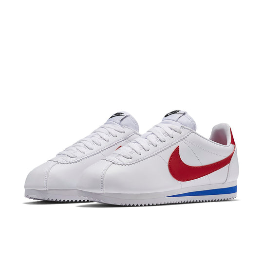 (WMNS) Nike Classic Cortez Leather 'White Red' 807471-103