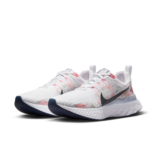 (WMNS) Nike React Infinity Run FK 3 PRM 'White Navy Pearl Pink' FD4151-100