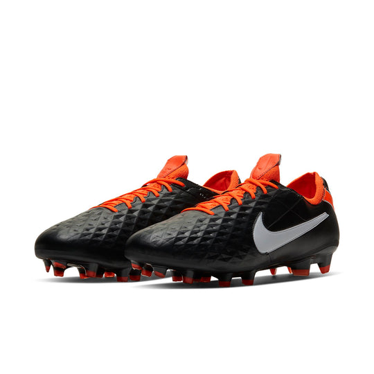 Nike Tiempo Legend 8 Elite FG 'Black Orange' CI7587-018