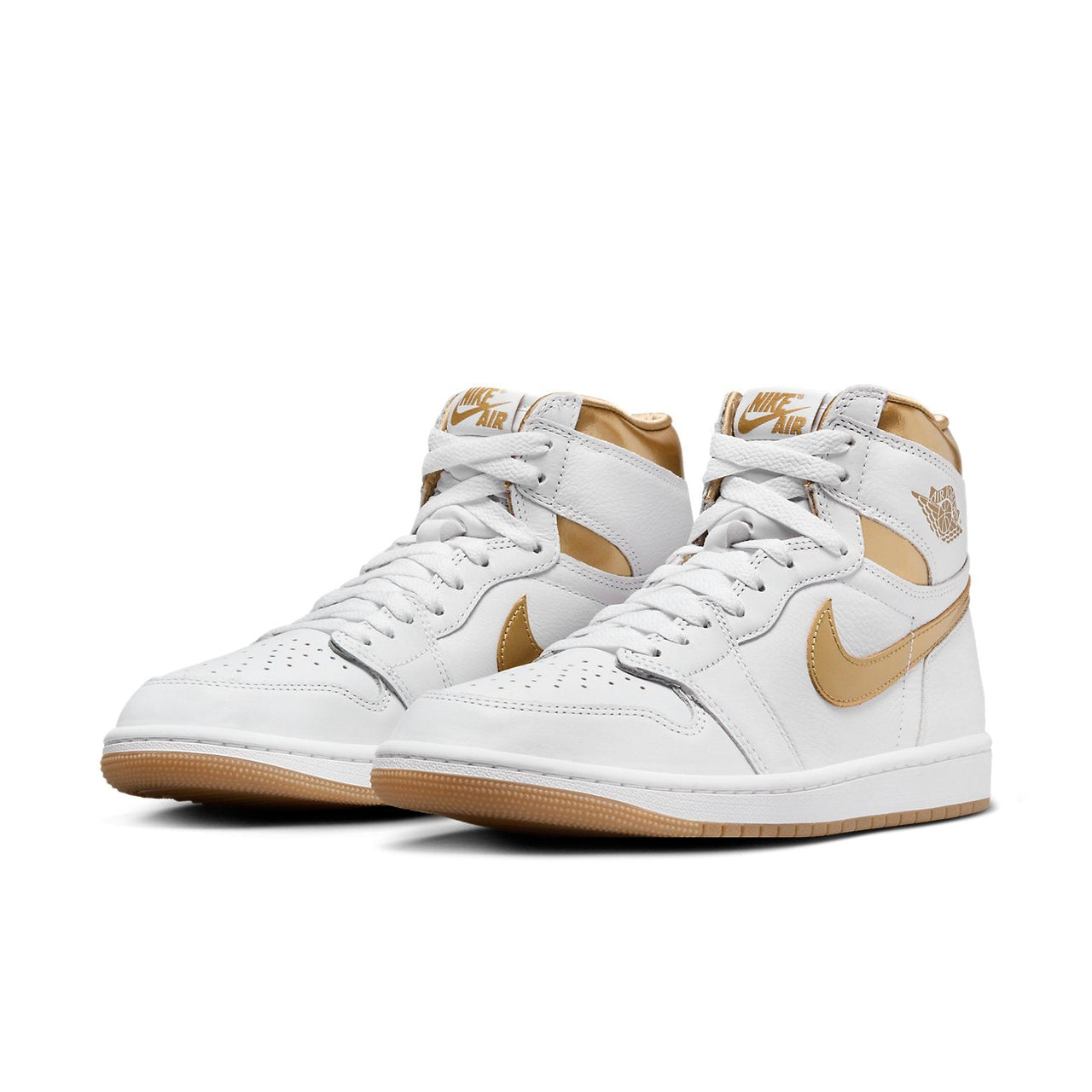 (WMNS) Air Jordan 1 OG 'White Metallic Gold' FD2596-107