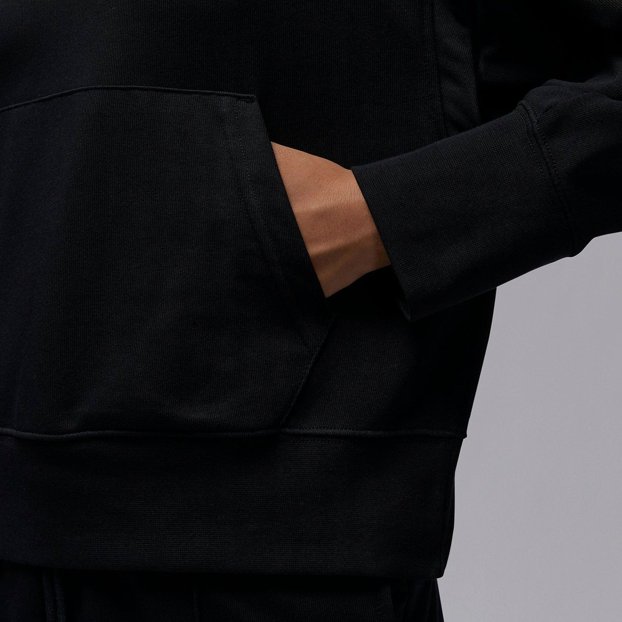 (WMNS) Air Jordan Sport Fleece Hoodie Asia Sizing 'Black' FB4610-010