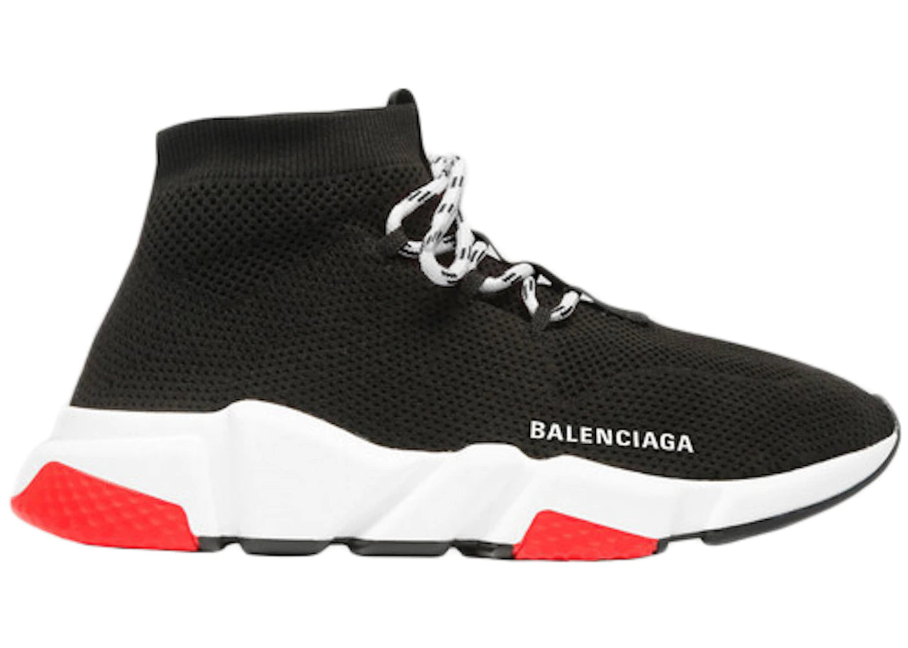 (WMNS) Balenciaga Speed 1.0 Sneakers 'Black White Red' 559351W1HP01000