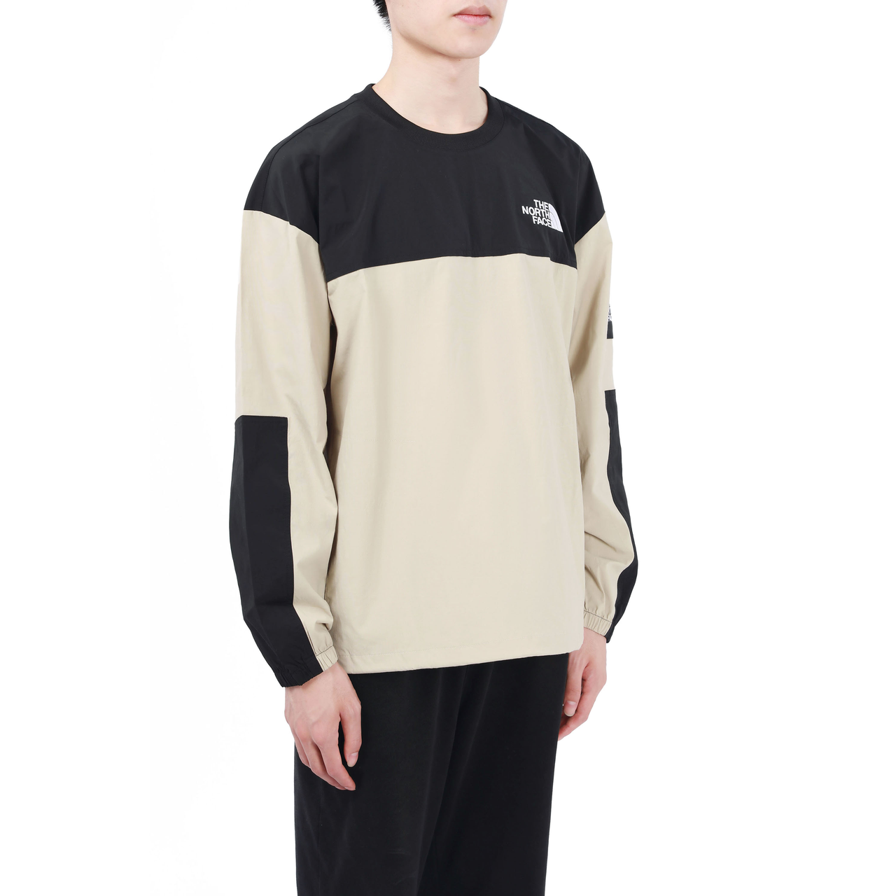 THE NORTH FACE Albany Crewneck Logo Sweater 'Beige' NM5MN04L