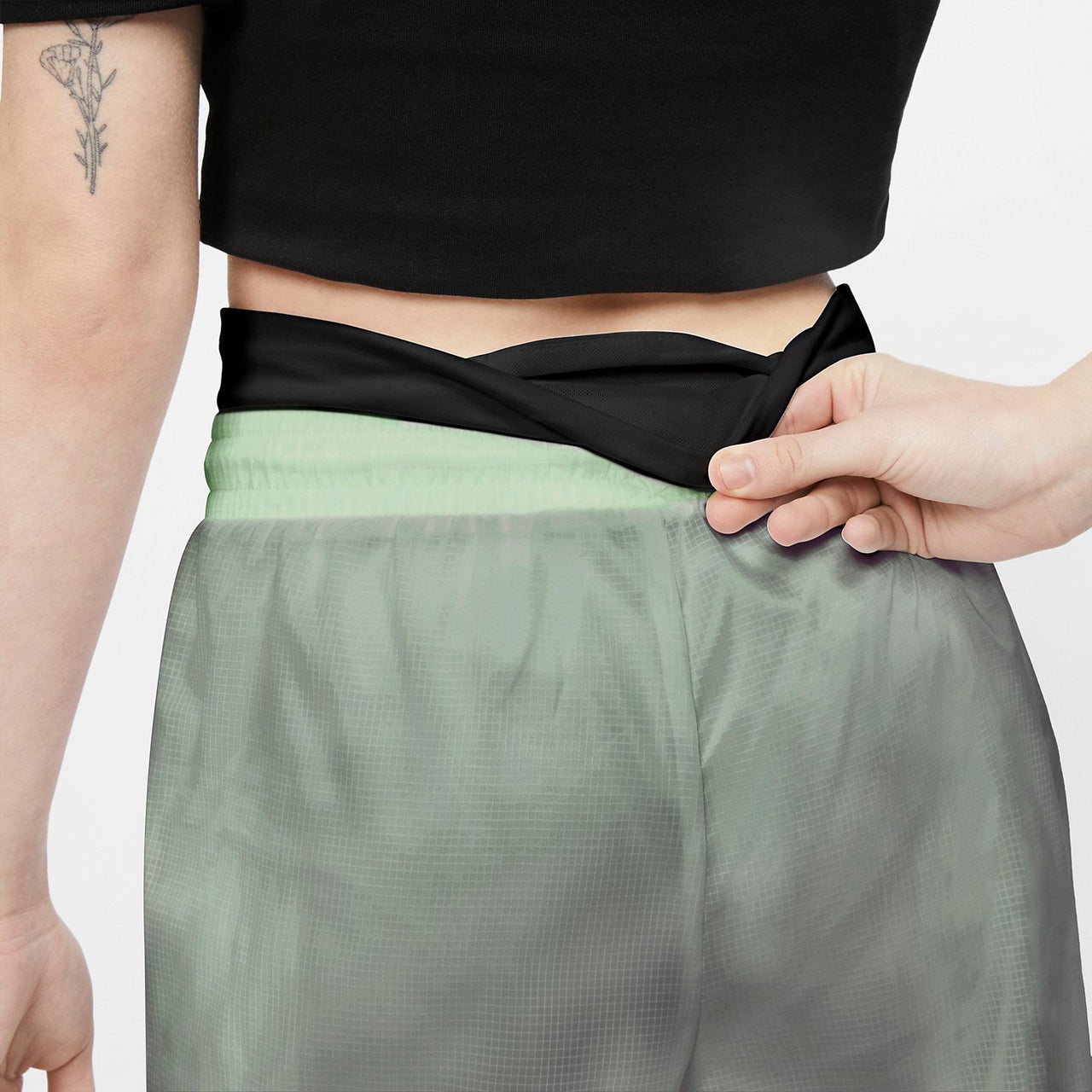 (WMNS) Nike Trendy Pants 'Light Fluorescent Green Black' CJ3007-318