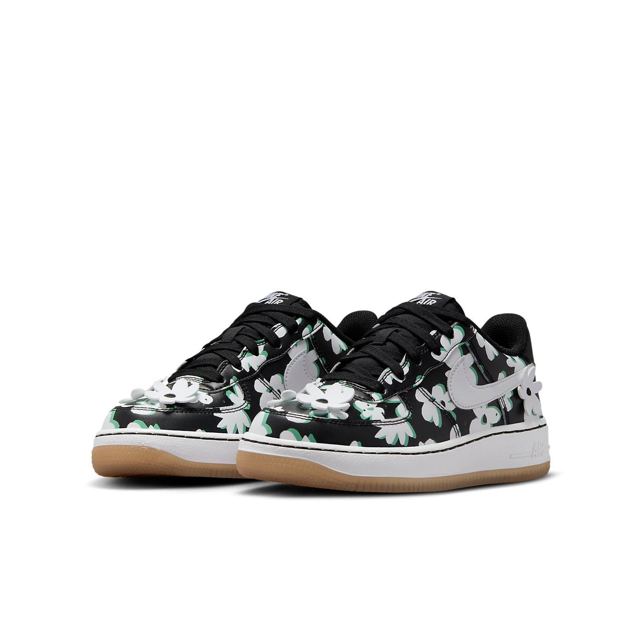 (GS) Nike Air Force 1 LV8 'Black White Flowers' DZ2663-001
