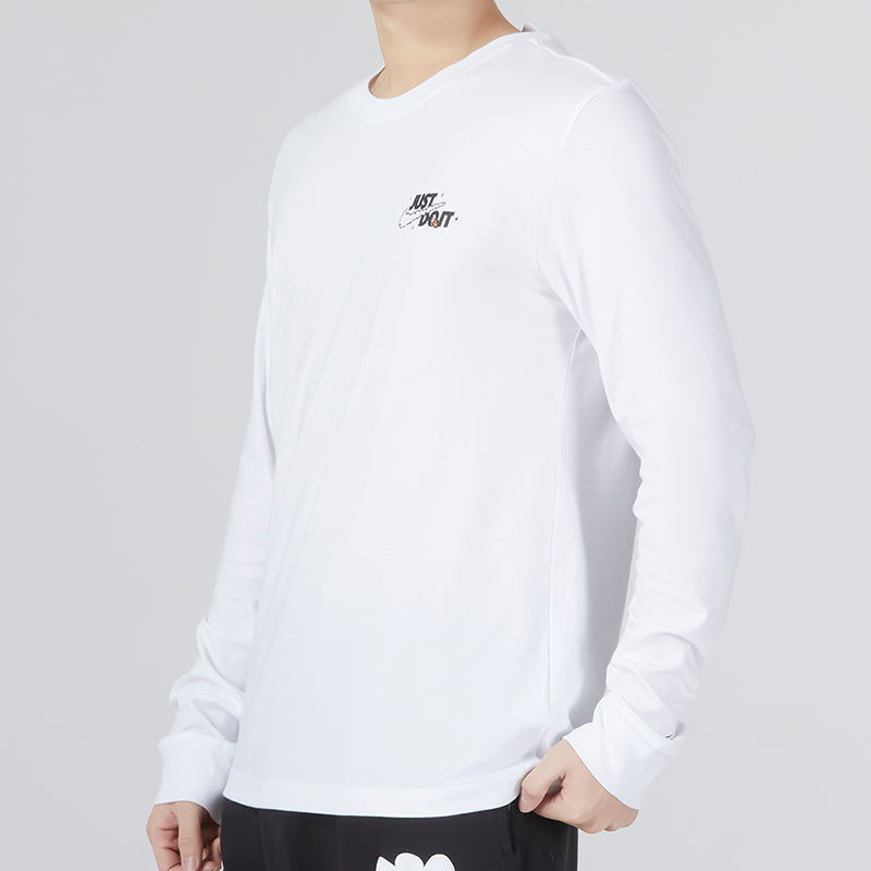 Nike Just Do It Long Sleeve T-Shirt 'White' DZ2696-100