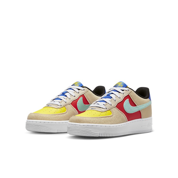 (GS) Nike Air Force 1 Low 'Multi-Color Velcro' FN7818-100