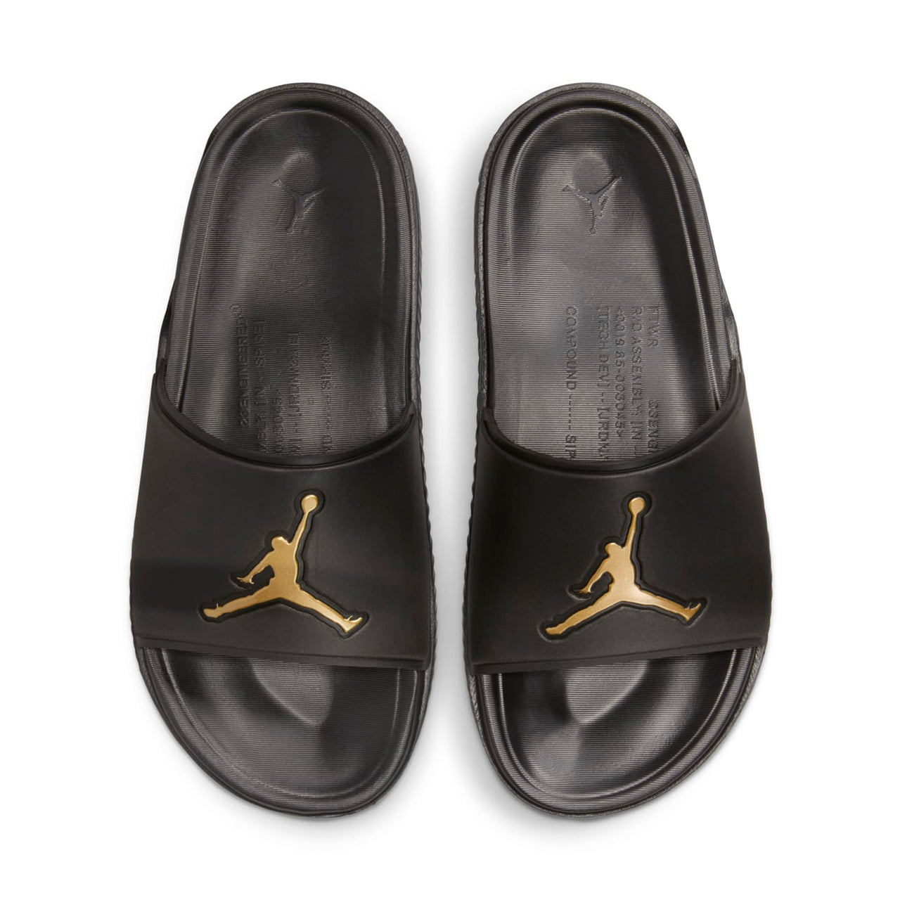 Air Jordan Jumpman Slide 'Black Metallic Gold' FQ1598-007
