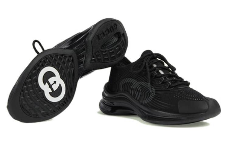 (WMNS) Gucci Run Sneaker 'Black' 714665-USM10-8442