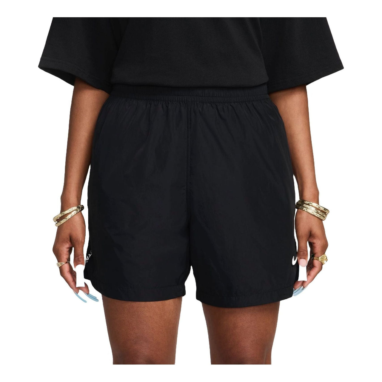 Nike x NOCTA Drake Cardinal Nylon Shorts 'Black White' FN8194-010