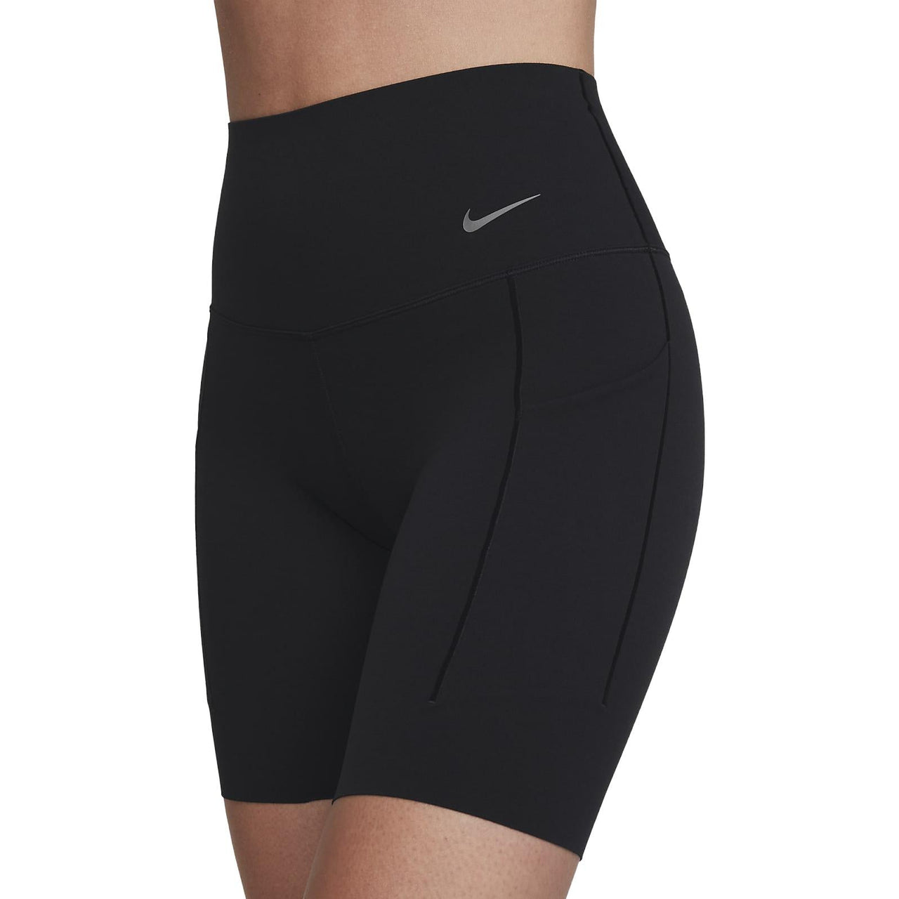 (WMNS) NIKE DRI-FIT UNIVERSA MEDIUM-SUPPORT SHORTS WITH POCKETS 'Black' DQ5995-010