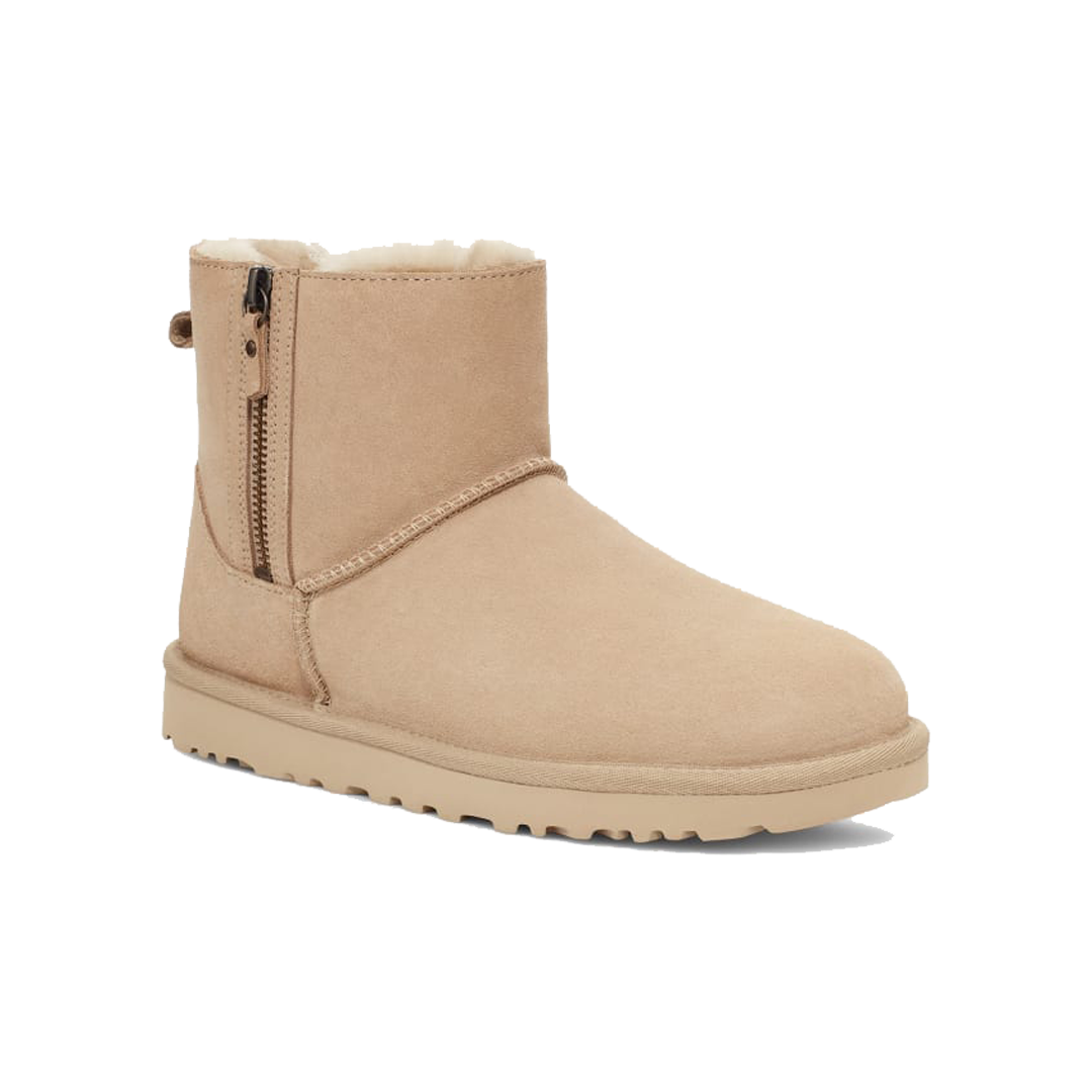 (WMNS) UGG Classic Mini Double Zip 'Mustard Seed' 1118853-MDSD