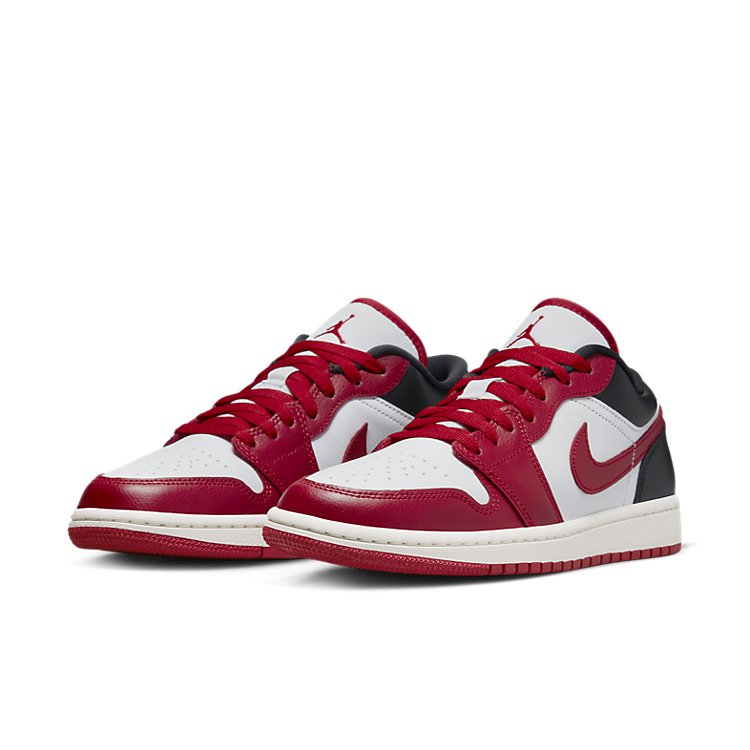 (WMNS) Air Jordan 1 Low 'White Gym Red' DC0774-160