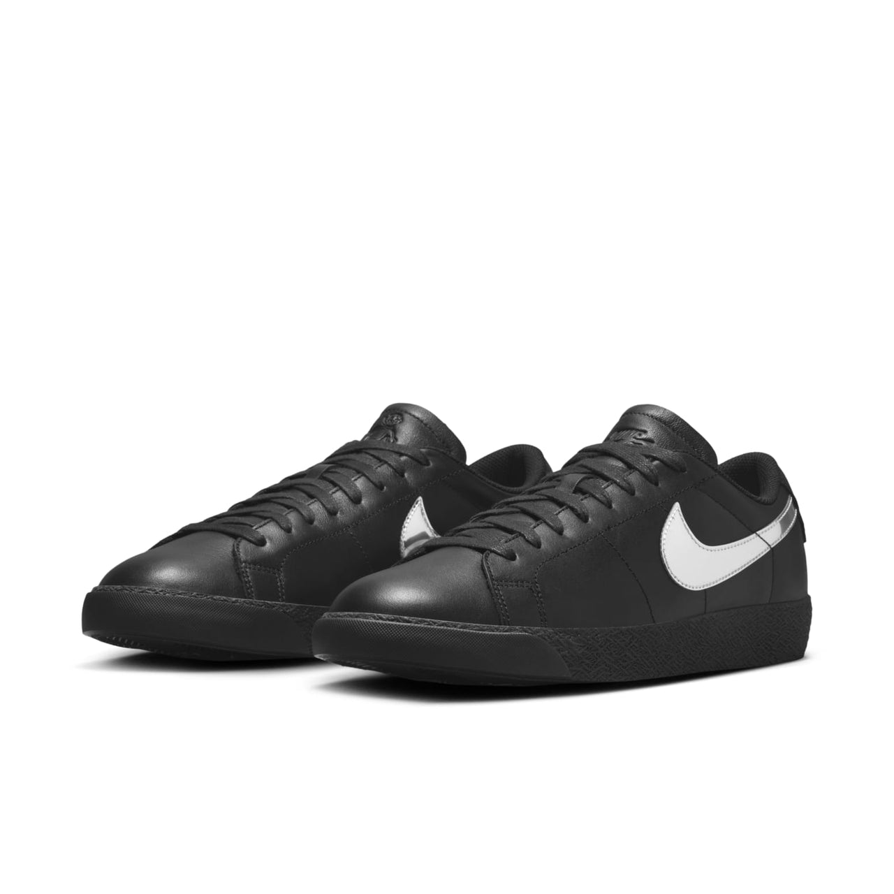 Nike x Dancer Skateboards SB Zoom Blazer Low 'Black Metallic Silver'  HJ6703-001
