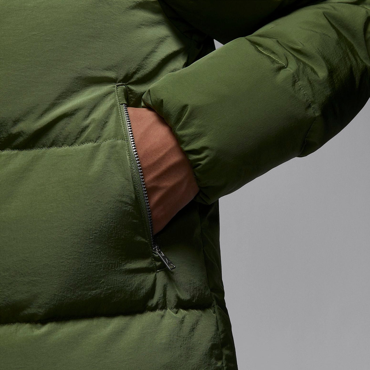 Air Jordan Down Parka Jacket 'Green' FB7314-340