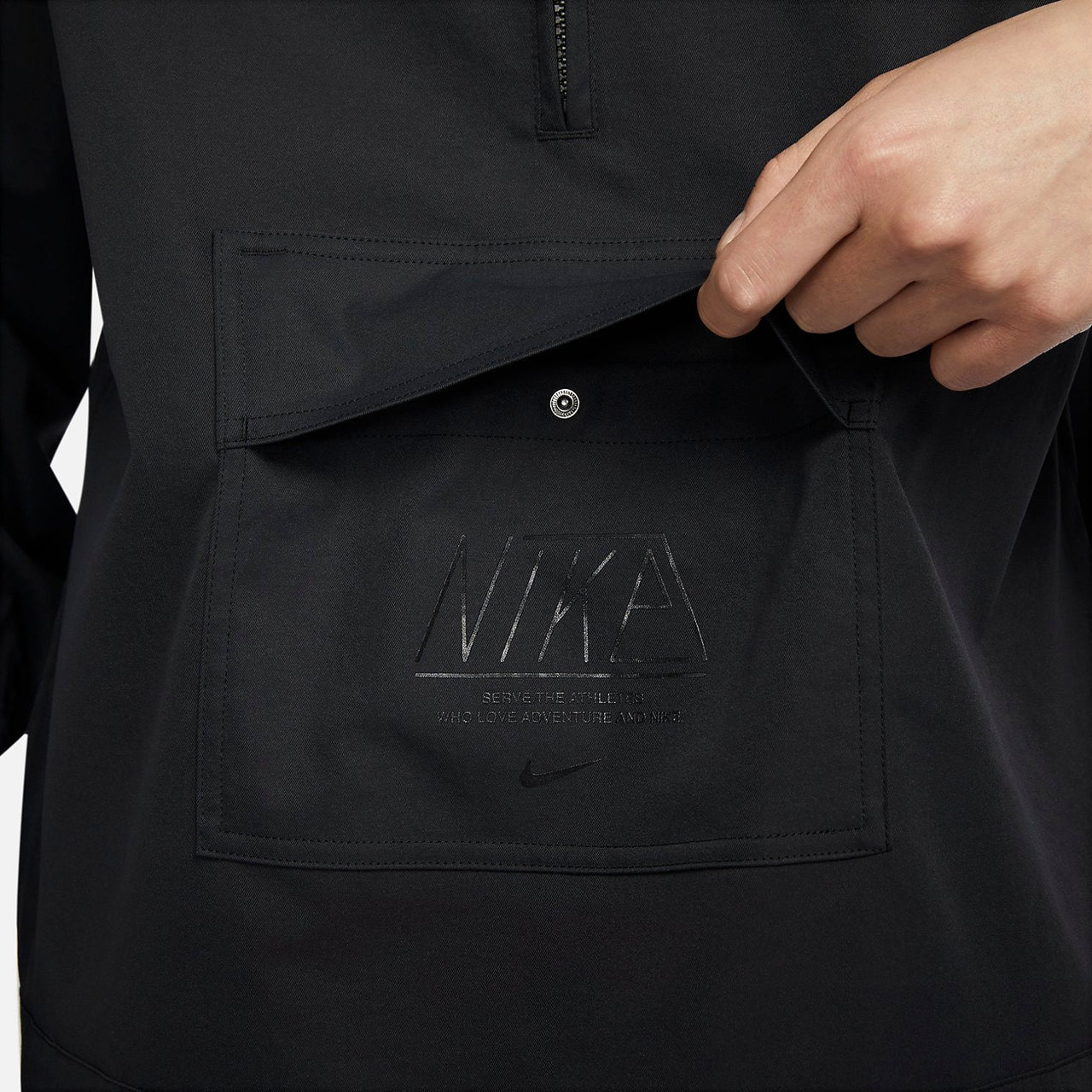 Nike Unscripted Repel Anorak Golf Jacket 'Black' FN8258-010