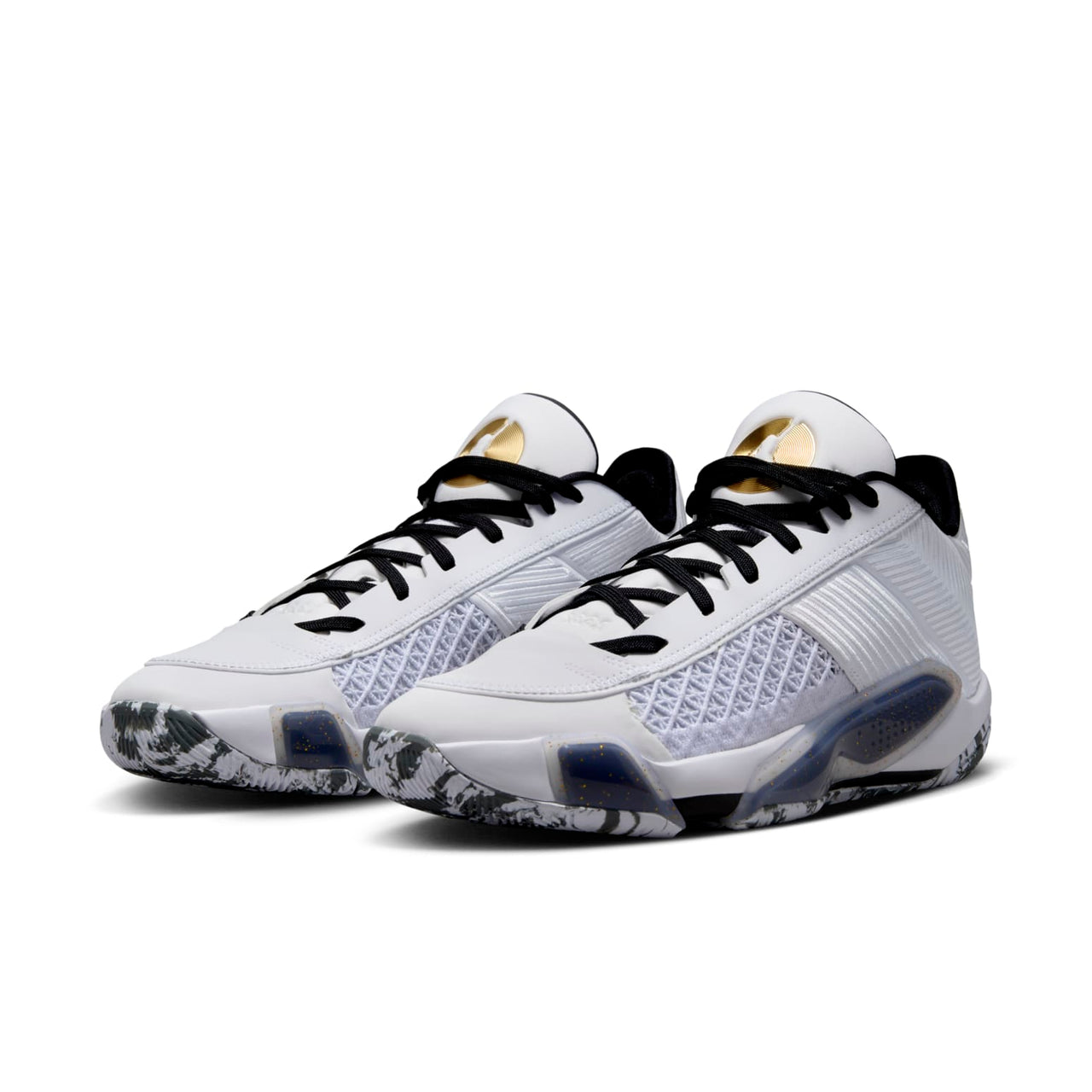 Air Jordan 38 Low PF 'White Metallic Gold Black' FD2325-107