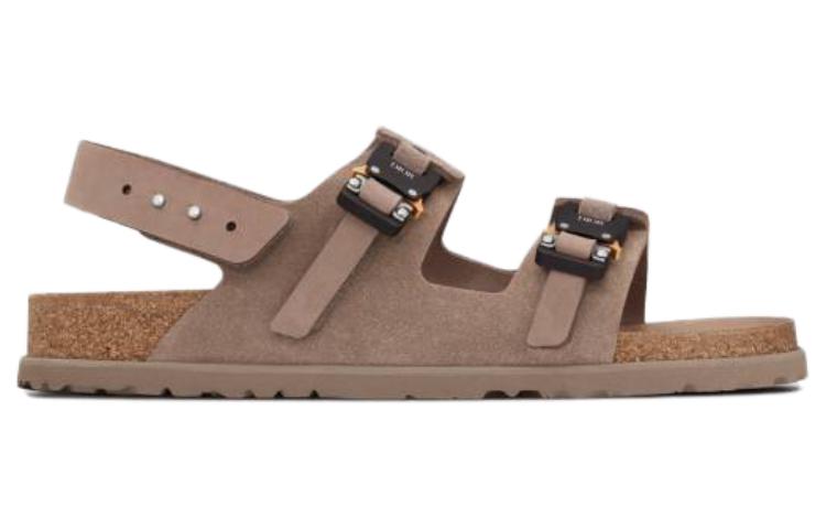DIOR By Birkenstock Milano Sandal Brown Nubuck Calfskin