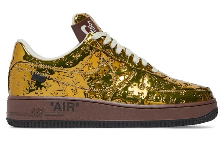 LOUIS VUITTON X LOUIS VUITTON Lv Air Force 1 Low 'Gold'