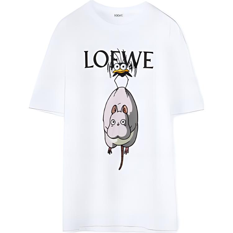 LOEWE x QIANYUQIANXUN T Shirt Women's White