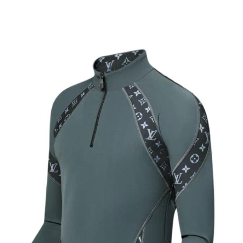 LOUIS VUITTON High Collar Technical Long-Sleeved Ski Top