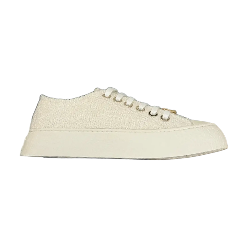 CHANEL Low-Top Skateboard Shoes Women's White