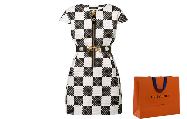 LOUIS VUITTON Bubble Damier Xxl Detail Dress