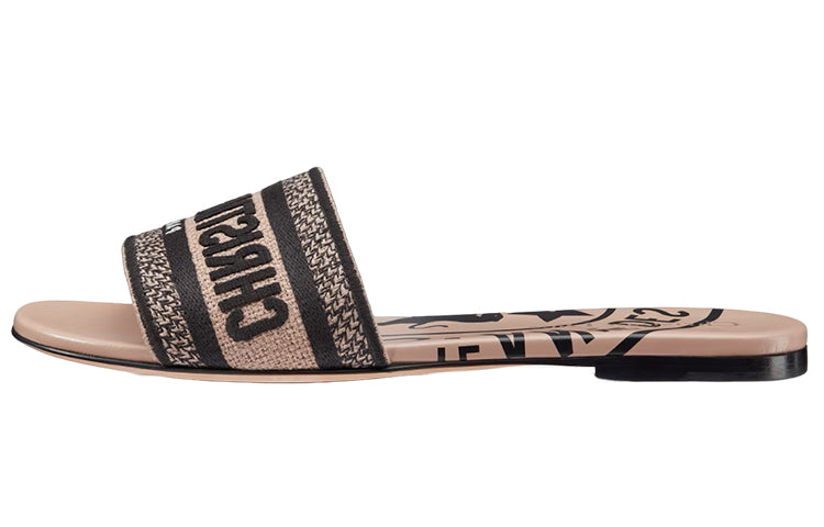 DIOR Dway Slide Slippers Women's Crimson