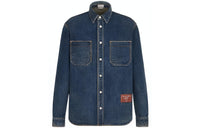 DIOR FW22 Shirt Men's Denim Blue