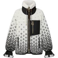 LOUIS VUITTON Ombré Monogram Fleece Jacket