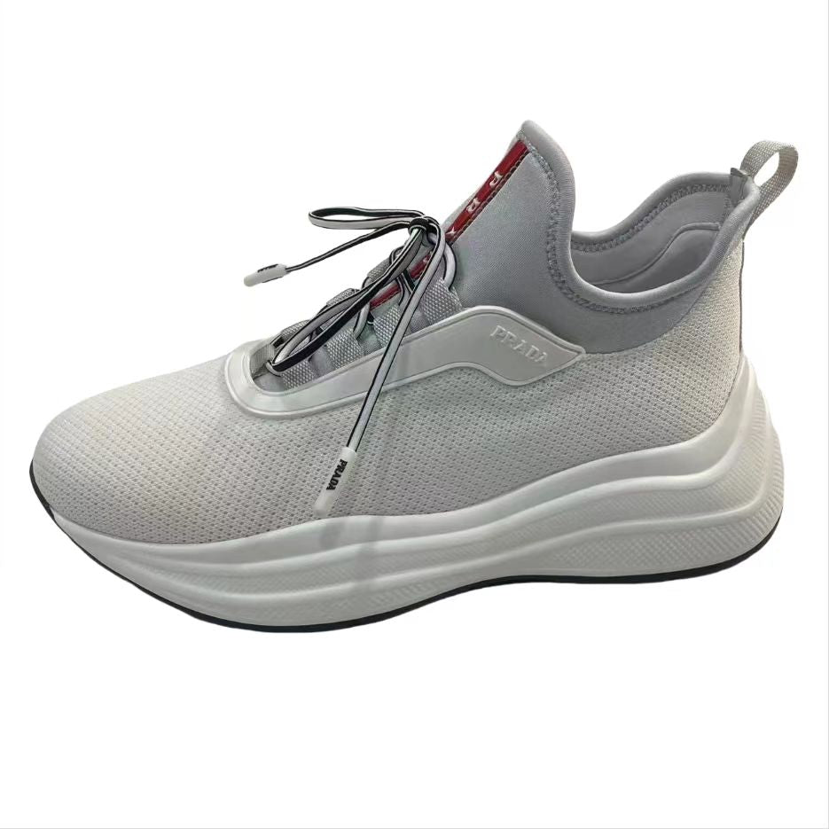 PRADA Neoprene Logo White Women's