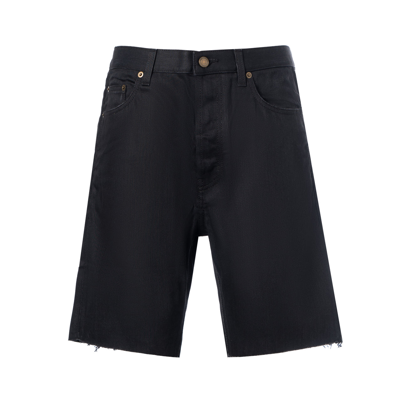SAINT LAURENT Denim Bermuda Shorts