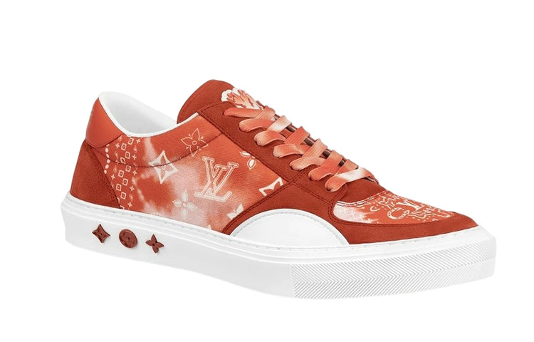 LOUIS VUITTON Ollie Sneakers 'Orange Tie Dye Style Monogram'