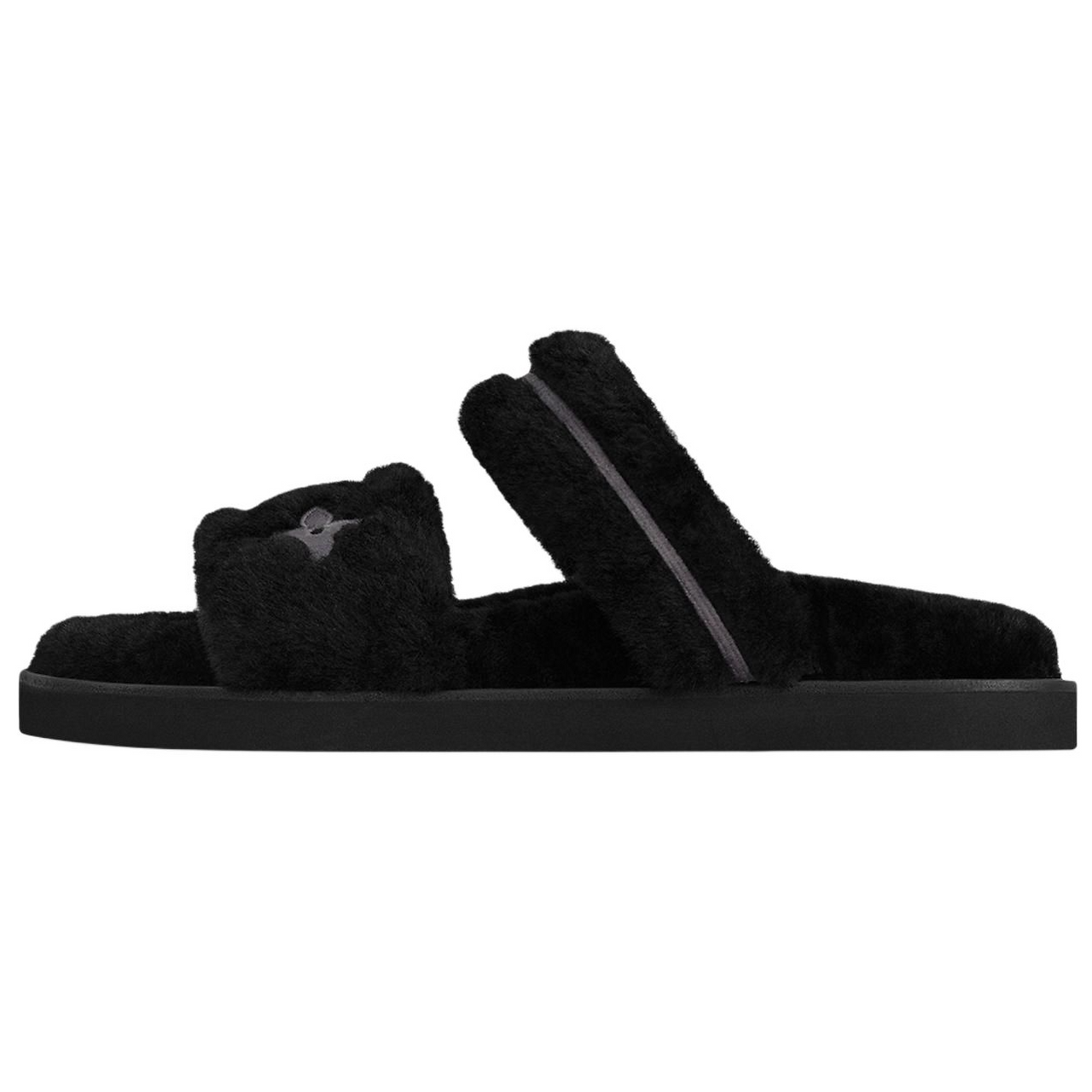 LOUIS VUITTON Lv Flight Mode Series Slide Slippers Women's Black