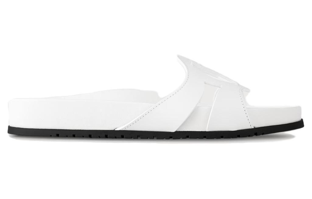 LOUIS VUITTON Isola Slip-Resistant Slide Slippers Women's White