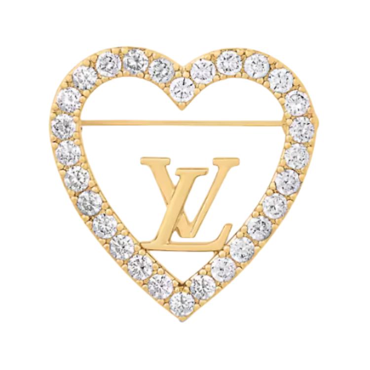 LOUIS VUITTON My Lv Love Brooch