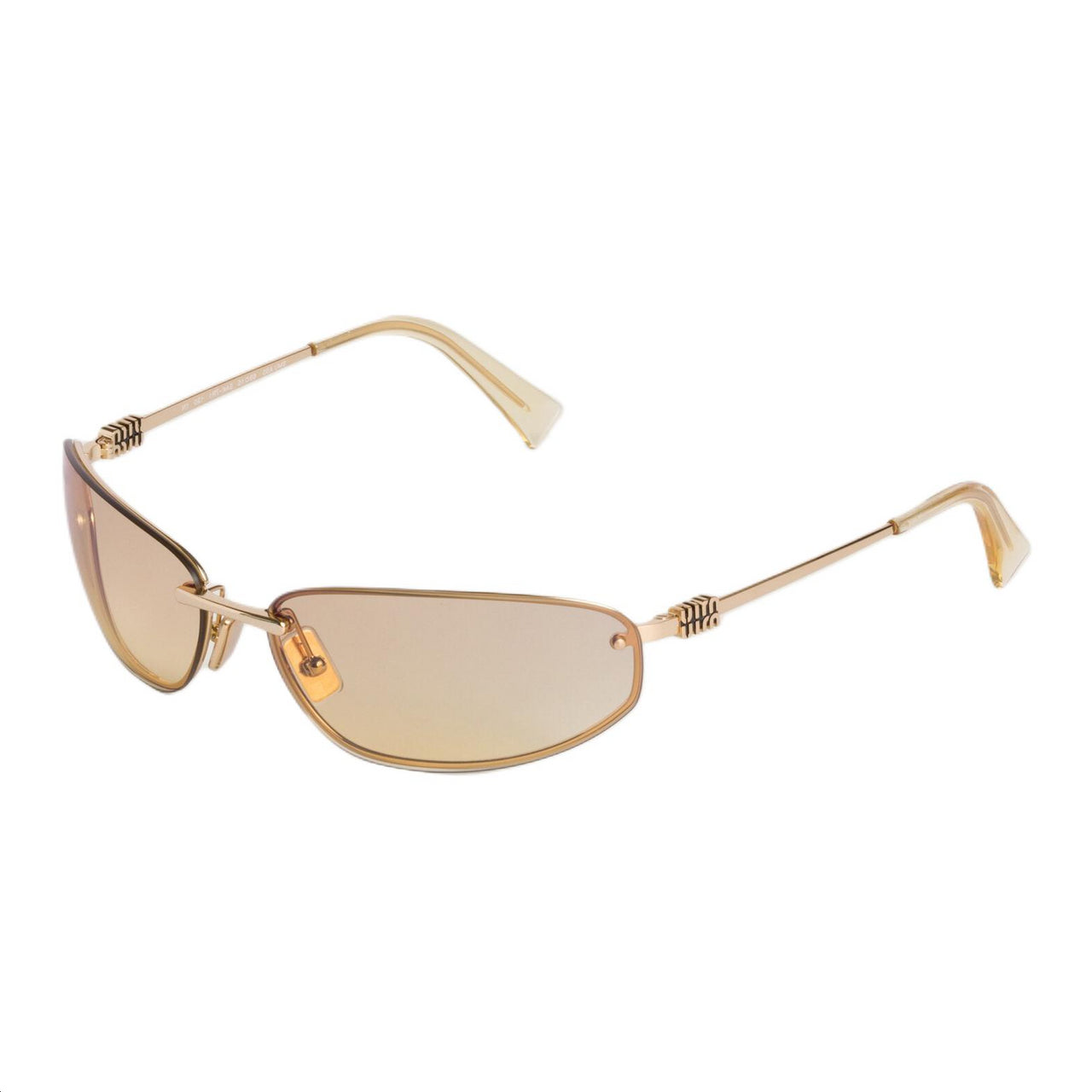 MIU MIU Gradient Lens Metal Sunglasses