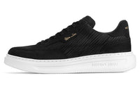 LOUIS VUITTON Beverly Hills Low Top Skateboard Shoes Men's Black